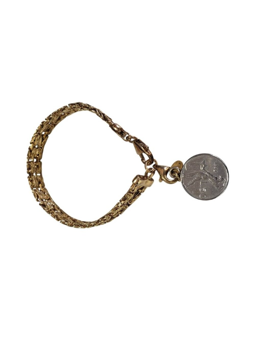 Itaor Made in Italy 925 Bracelet with Silver Coin Charm - Picture 12 of 14